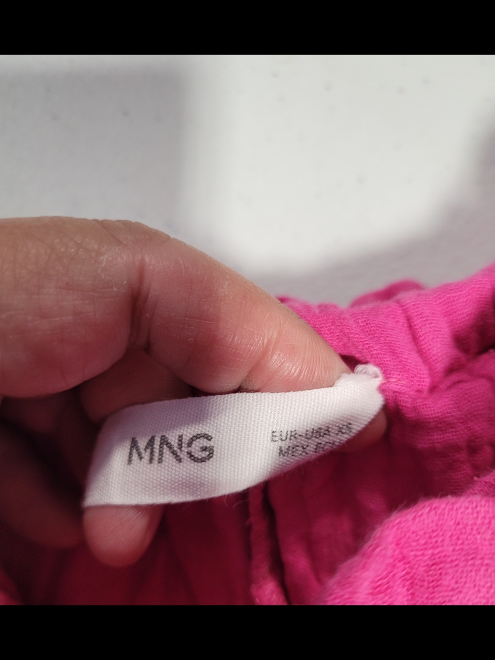 High-Waist Ruffle Drawstring Shorts in Hot Pink - Picture 2 of 3